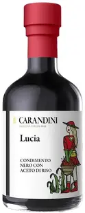Lucia Dressing bio negru cu oțet de orez, 250 ml, Carandini