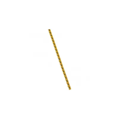 Eticheta Duplix - negru capital letter on yellow backgrotund - ''B''