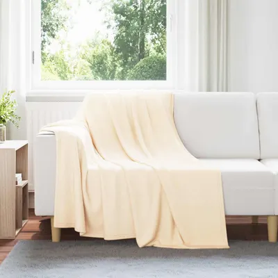 vidaXL Pături de aruncat 24 buc. Crem 200 x 150 cm 10.08 kg Molton