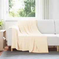 vidaXL Pături de aruncat 24 buc. Crem 200 x 150 cm 10.08 kg Molton