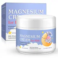 Crema cu Magneziu pentru Copii cu Unt de Shea, Aloe Vera si Galbenele, Calm, Relaxare si Somn Linistit, NOVA KISS , 150 g