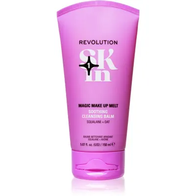 Revolution Skincare Go Gentle Squalane & Oat Soothing Cleansing Balm Balsam pentru curatare intensa cu efect calmant 150 ml