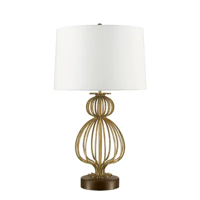 Veioza Lafitte 1 Light Table Lamp – Distressed Gold