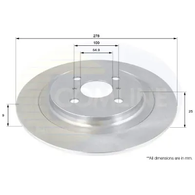 Disc frana COMLINE ADC01132