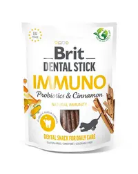 BRIT Dental Stick Immuno cu probiotice și scorțișoară 251 g recompense dentare pentru câini ce susțin imunitatea