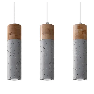Lampa suspendata ZANE 3 gri