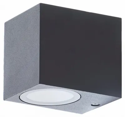 Aplică de exterior Elbulgaria - 1x40W, IP44, dreptunghiulară, neagră
