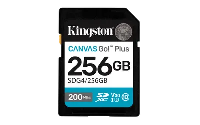 Card de Memorie SD Kingston 256GB Canvas GO PLUS CL10