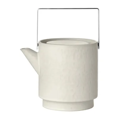 Ceainic crem cu filtru din gresie ceramică 1 l Makoto – Blomus