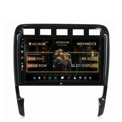 Navigatie Porsche Cayenne (2002-2010), Android, A-Octacore 4GB RAM + 64GB ROM, 9 Inch - AD-BGA9004+AD-BGRKIT057