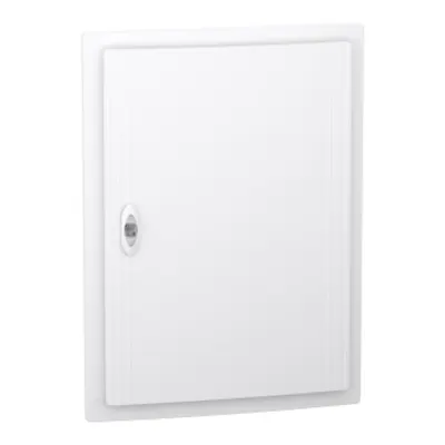PrismaSet XS, Cofret cu montaj ingropat, 3x18 Module, material plastic, usa plina alba, cu 1 bloc terminal