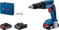 Șurubelnită cu acumulator pentru gips-carton Bosch - Professional GTB 185-LI, 18V, 2x2.0Ah Li-Ion