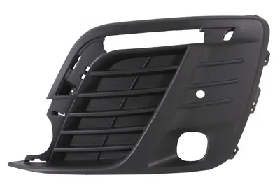 Grila ventilatie bara fata dreapta potrivit PEUGEOT TRAVELLER dupa 2016 - (cu orificii lampa ceata, cu orificii senzor parcare, plastic, negru)