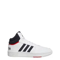Pantofi adidas Hoops 3.0 albi pentru bărbați