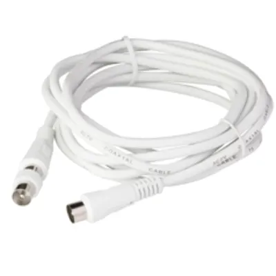 Tv Extension Cord 9.5mmn3m Thermoplastic White