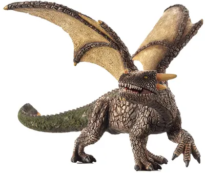 Figurina Mojo Fantasy&Figurines - Dragonul Pamantului cu maxilarul inferior mobil