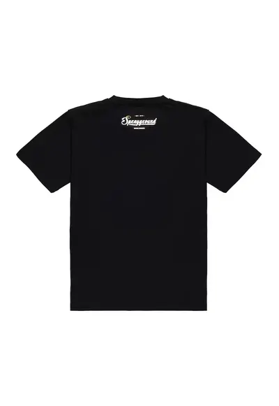 Tricou din bumbac cu imprimeu Takeover The Throne - Negru