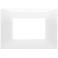 Rama ornament 3 module Vimar Neve Up 09673.01, alb