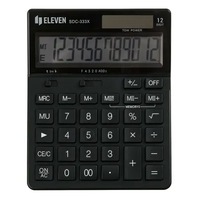 Calculator Eleven - SDC333XBK, negru