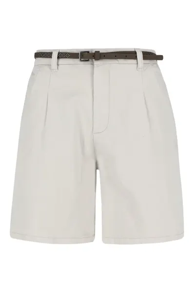 Pantaloni scurti pentru dama P-Maracas - bumbac - gri