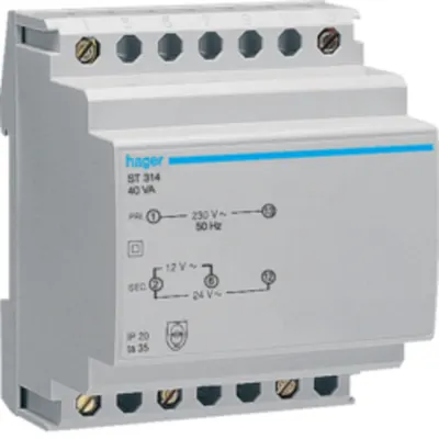 Transformator semnal 40VA, 230/12-24V