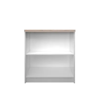 Biblioteca deschisa TOP MIX, alb, 80x33x85 cm