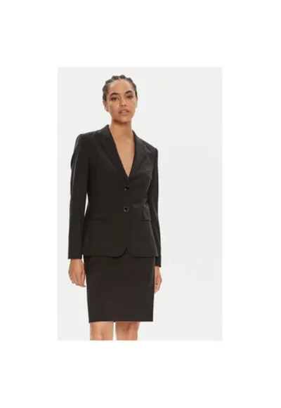 Sacou dama - 304437410 - Lana - Negru - Negru