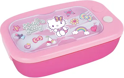 Cutie pentru mâncare Cool Pack Mil - Hello Kitty Pastel 2, cu tacâmuri