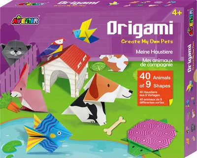 Set creativ Avenir -DIY Origami, Animale de companie