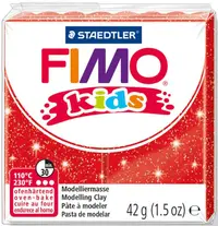 Lut polimeric Staedtler Fimo Kids - culoare rosu stralucitor