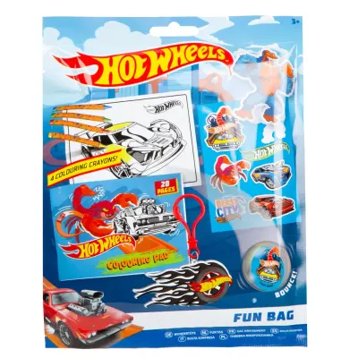 Set pentru desen, Hot Wheels, Fun Bag