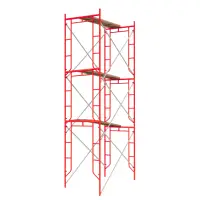 Schela circulabila din otel H6000*L1800*W1219 mm cu 6 seturi de diagonale și 3 platforme