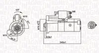 Electromotor (12v, 2,2kw) Mitsubishi Canter (fe5, Fe6) 6.generation, L 200 Triton, Pajero Ii, Pajero Iii, Pajero Iv 2.5d-3.5 Dupa 1990