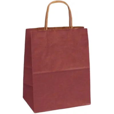 Pungi Natur Colorate Bordo, 20 x 9 x 25 cm, 100 Bucati