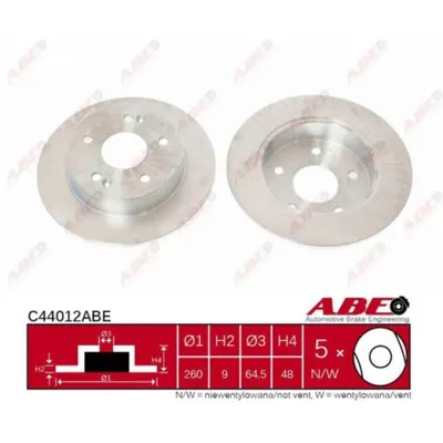 Disc frana ABE C44012ABE