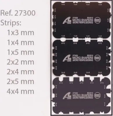 Set de freze micro pentru detalii Artesania Latina, A (No.1)