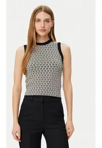 Top dama - 305253156 - Viscoza/Poliamida - Negru - Negru
