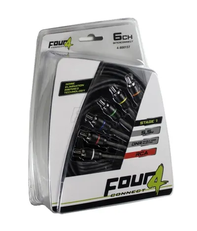Cablu RCA FOUR Connect 4-800157 STAGE1, 6 Canale, 5.5 M, DNR