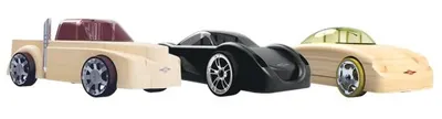 Joacă-te Monster Automoblox Mașini prefabricate din lemn - C13Manta, SC2Fang, T16LRex