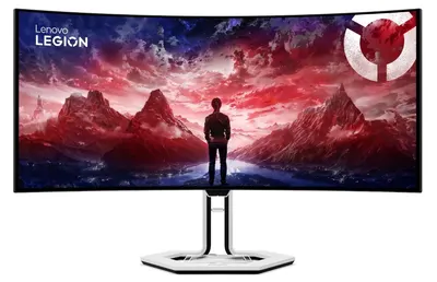 Monitor gaming Lenovo - LegionPro 34WD-10, 34'', 240Hz, 0.03 ms, alb