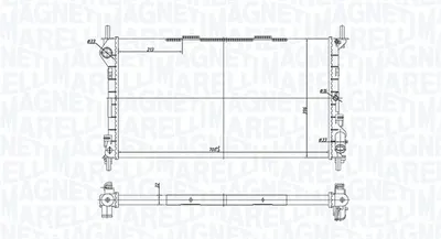 Radiator motor (Manual) potrivit FORD TOURNEO CONNECT, TRANSIT, TRANSIT CONNECT 1.8 1.8D 2.0D
