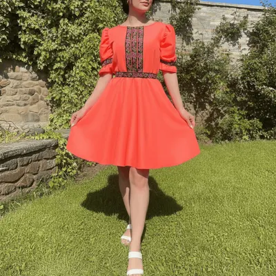 Rochie Traditionala Trandafira 2 ( Culori de Vara)