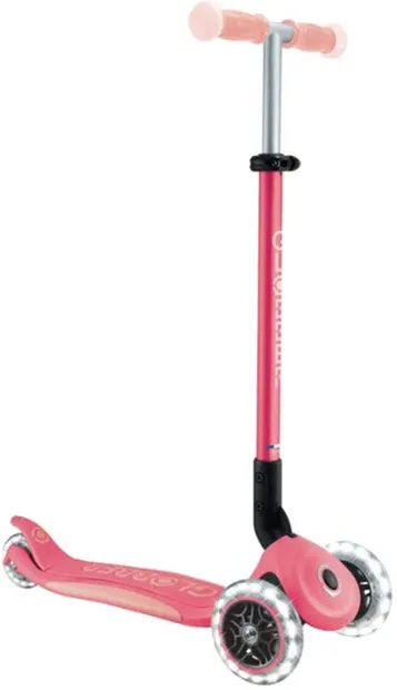 Trotinetă pliabilă Globber - Elite Glow Lights, roz