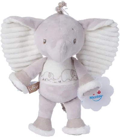 Jucărie de pluș Nicotoy - Elefant, 25 сm