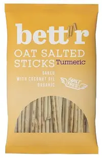 Bett'r Bio biscuiți cu ovăz, turmeric, 50 g