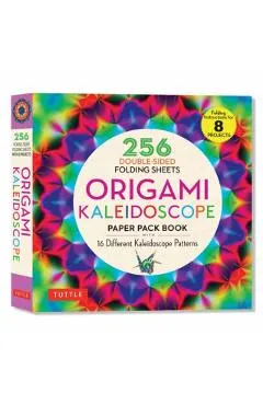 Origami Kaleidoscope Paper Pack Book: 256 Double-Sided Folding Sheets (Includes Instructions for 8 Models)