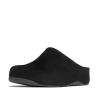 FITFLOP FitFlop Shuv Tumbled-Leather Clogs GEHEEL ZWART 42