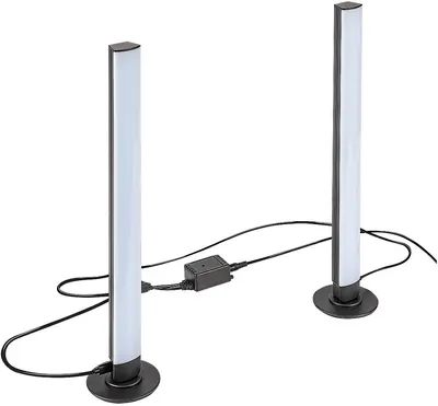 Lampă de birou cu LED Rabalux - Paco 76014, 5W, reglabilă, neagră, 2 buc.