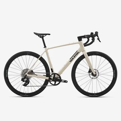 Bicicletă de șosea carbon SRAM Apex AXS 1x12v, EDR CF Bej