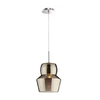 Pendul Zeno Big Fumè, 1 bec, dulie E27, D:220mm, H:400/1400mm, Fumuriu
